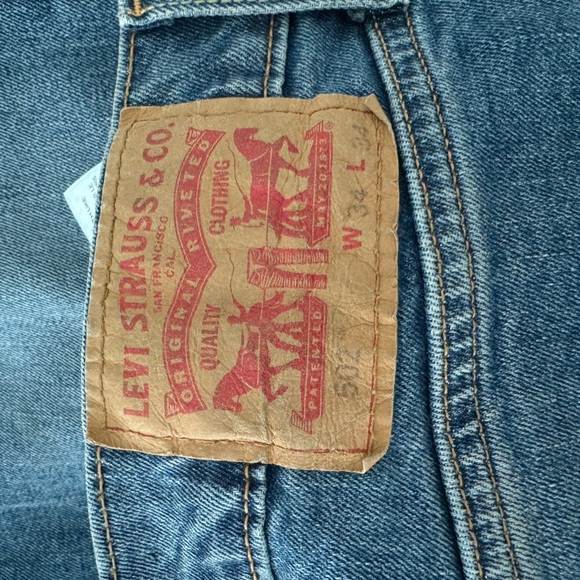 Men’s Levis Jeans size L34 w34 - Picture 2 of 3